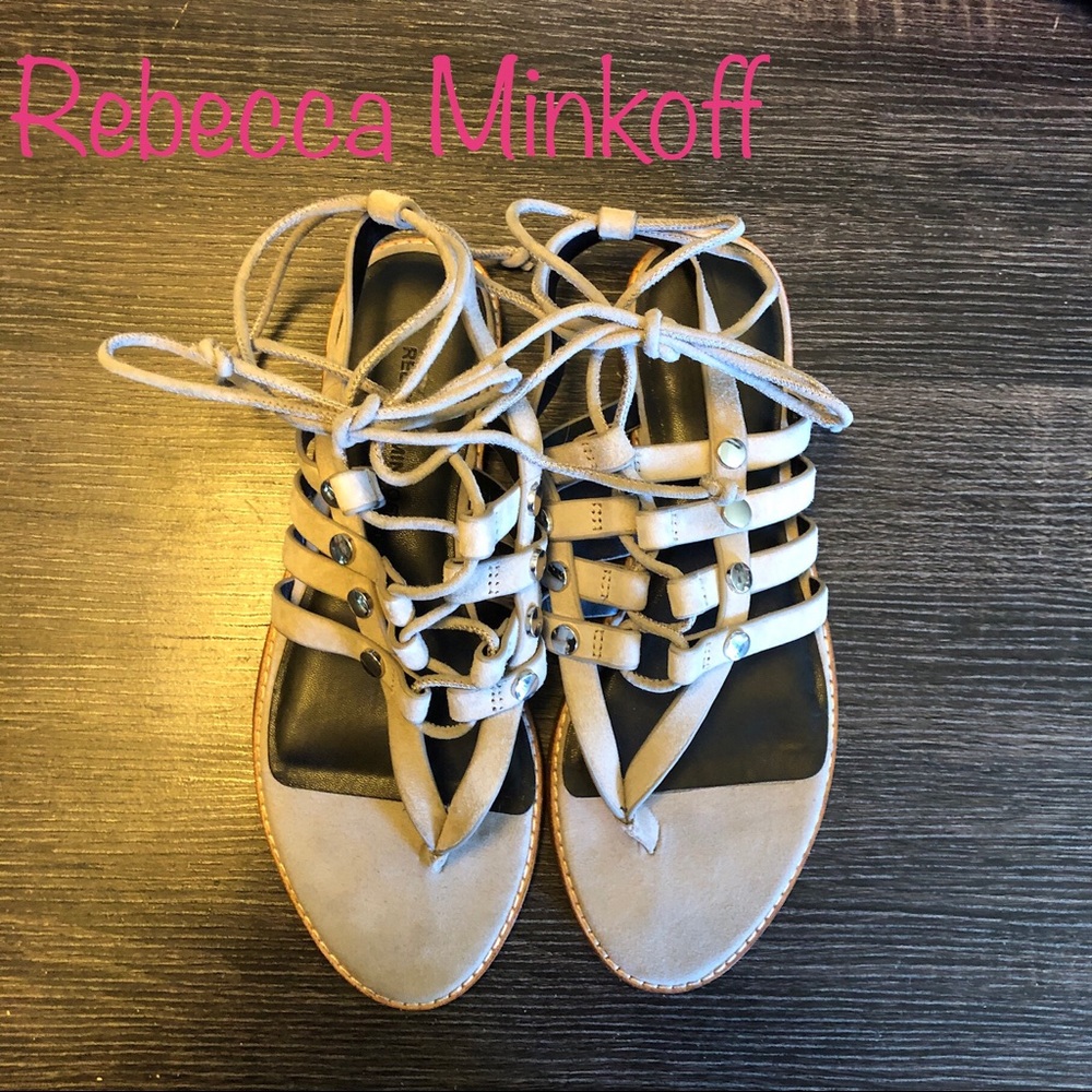 REBECCA MINKOFF Gladiator Ankle Strappy Sandels